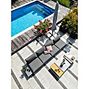 Sunfun Ampelschirm rund Capri (Anthrazit, Durchmesser Bespannung: 400 cm) | BAUHAUS