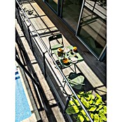 Conjunto de muebles de balcón Jordan (3 pzs., Acero, Verde, Abatible) | BAUHAUS