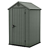 Keter Tuinhuis Darwin 44 (Buitenmaat incl. dakoverstek (b x d): 125,8 x 117 cm, Kunststof, Groen, 1,5 m²) | BAUHAUS