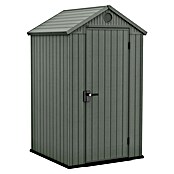 Keter Tuinhuis Darwin 44 (Buitenmaat incl. dakoverstek (b x d): 125,8 x 117 cm, Kunststof, Groen, 1,5 m²) | BAUHAUS