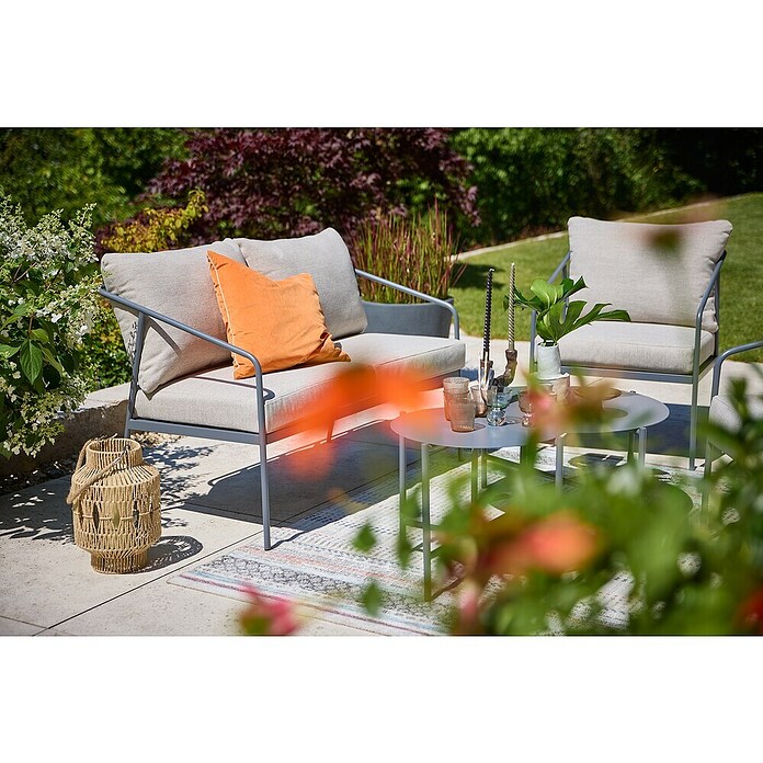 Loungemöbel-Set (5 -tlg., Black-Dust/Nature) | BAUHAUS