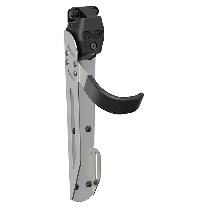 Keter Soporte de pared de bicicletas - Específico para: Caseta Keter - El portabicicletas Keter de metal y plástico es ideal para guardar bicicletas ahorrando espacio. ¡Práctico y robusto!