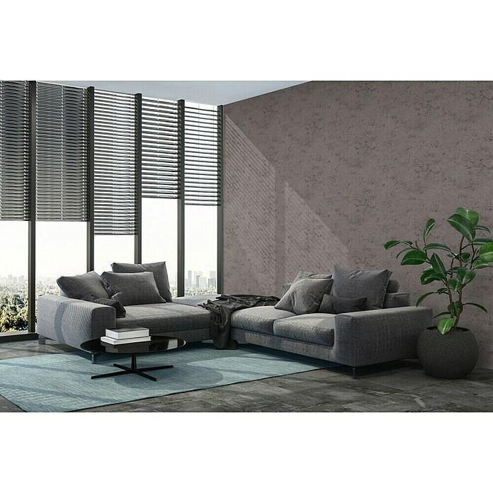AS Creation New Walls Vliestapete (Anthrazit, Betonoptik, 10,05 x 0,53 m)