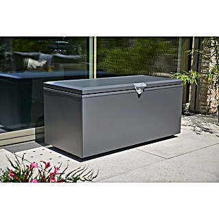 Sunfun Lumar Aufbewahrungsbox (L x B x H: 58 x 132 x 60 cm, Stahl, Night-Grey)