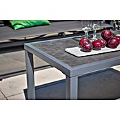 Loungemöbel-Set (4 -tlg., Metall/Textil, Schwarz/Grau) | BAUHAUS
