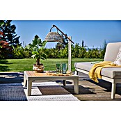 Sunfun Solo Mesa de centro (L x An x Al: 72 x 72 x 26 cm, Aluminio, Gris claro) | BAUHAUS