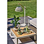 Sunfun Solo Mesa de centro (L x An x Al: 72 x 72 x 26 cm, Aluminio, Gris claro) | BAUHAUS