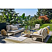 Sunfun Loungemöbel-Set Solo Rope V (5 -tlg., Aluminium/Polyrattan/Olefin, Light-Greige) | BAUHAUS