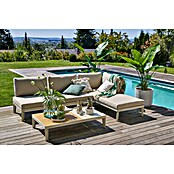Sunfun Solo Garten-Beistelltisch (L x B x H: 120 x 72 x 26 cm, Light-Greige) | BAUHAUS