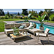 Sunfun Loungemöbel-Set Solo Rope XIX (5 -tlg., Aluminium/Polyrattan/Olefin, Light-Greige) | BAUHAUS