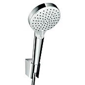 Hansgrohe Crometta Brause-Set Vario (Anzahl Funktionen: 2, Durchmesser Handbrause: 10 cm, Chrom/Weiß)