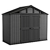 Keter Gerätehaus Stronghold 10x8 (Außenmaß inkl. Dachüberstand (B x T): 304 x 243 cm, Kunststoff, Grau) | BAUHAUS