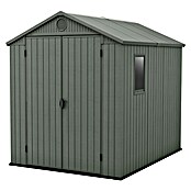 Keter Tuinhuis Darwin 68 (Buitenmaat incl. dakoverstek (b x d): 190 x 244 cm, Kunststof, Groen, 4,5 m²) | BAUHAUS