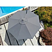 Sunfun Ampelschirm rund Capri (Anthrazit, Durchmesser Bespannung: 400 cm) | BAUHAUS