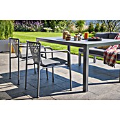 Sunfun Gartenmöbel-Set Maja/Sarah (4 -tlg., Night-Grey, Stapelbar) | BAUHAUS