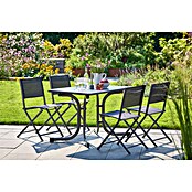 MFG Gartentisch Boulevard (L x B: 110 x 70 cm, Stahl, Sevelit, Schiefer, Klappbar) | BAUHAUS