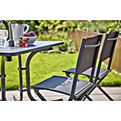 MFG Gartentisch Boulevard (L x B: 110 x 70 cm, Stahl, Sevelit, Schiefer, Klappbar) | BAUHAUS