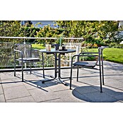 MFG Gartentisch Boulevard (Ø x H: 80 x 71 cm, Anthrazit, Klappbar) | BAUHAUS