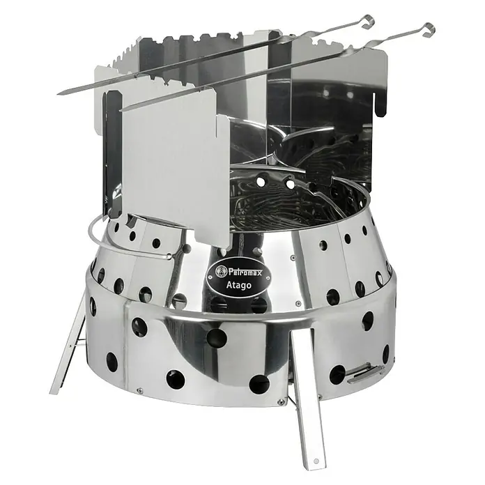 Petromax Grillaufsatz Atago - Passend für: Petromax Grillserie Atago, Edelstahl - Petromax Atago: Vielseitiger Grill, Ofen und Feuerstelle in einem. Kompaktes Design für den Outdoor-Einsatz.