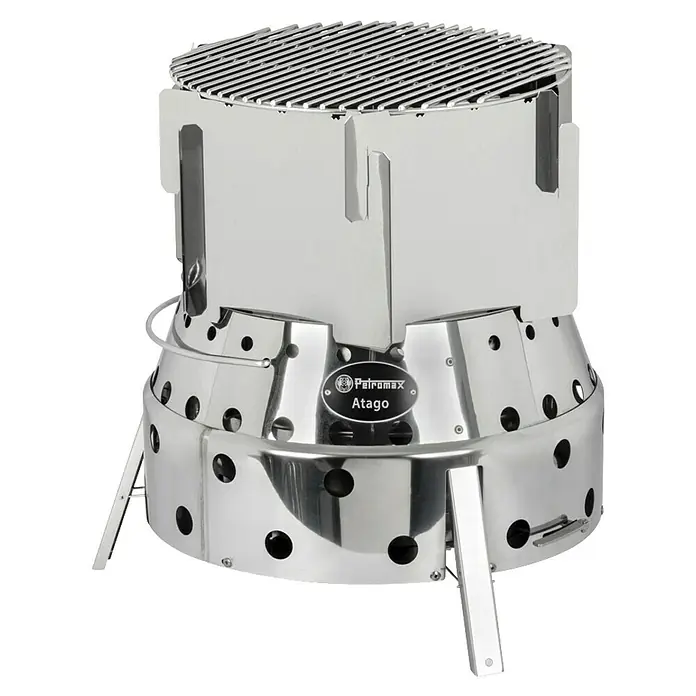 Petromax Grillaufsatz Atago - Passend für: Petromax Grillserie Atago, Edelstahl - Petromax Atago: Ein vielseitiger Grill, Ofen und Feuerstelle für Outdoor-Abenteuer. Robust und kompakt, ideal für Camping und Garten.