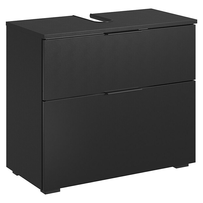 Riva Waschtischunterschrank Space (B x T x H: 65 x 32 x 57 cm, Schwarz, Matt) | BAUHAUS