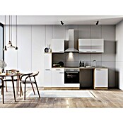 Respekta Küchenzeile Merle (Breite: 250 cm, Weiß, Mit Elektrogeräten, Mit Waschmaschinennische) | BAUHAUS