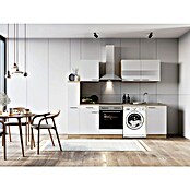 Respekta Küchenzeile Merle (Breite: 250 cm, Weiß, Mit Elektrogeräten, Mit Waschmaschinennische) | BAUHAUS