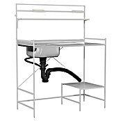 Komplettspüle Set Ben (56 x 113 cm, Metall) | BAUHAUS