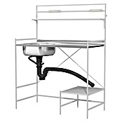 Komplettspüle Set Ben (56 x 113 cm, Metall) | BAUHAUS