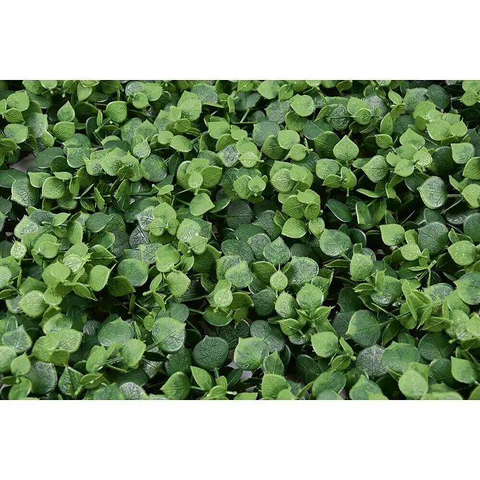Faura Jardín vertical Irolia - Plástico, L x An: 50 x 50 cm - Pared de hojas artificiales para interior y exterior. La pared de hojas verdes es fácil de cuidar y versátil en su aplicación.