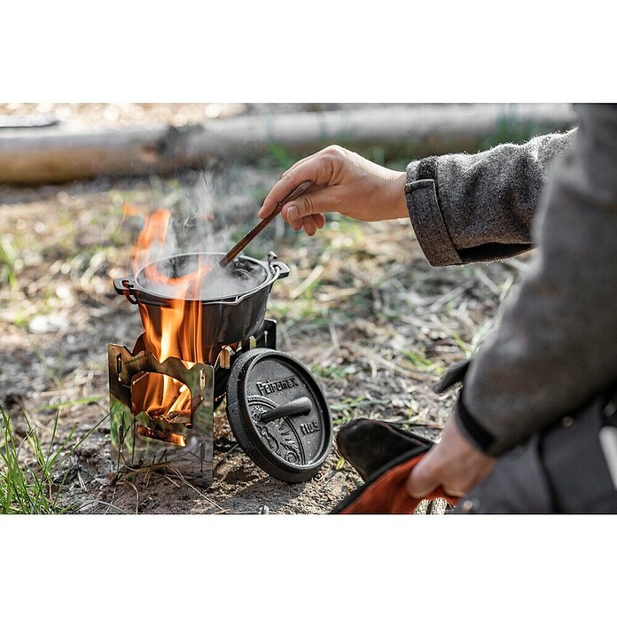 Petromax Campingkocher Hobo (B x T x H: 14 x 11,7 x 12,5 cm, Edelstahl) | BAUHAUS