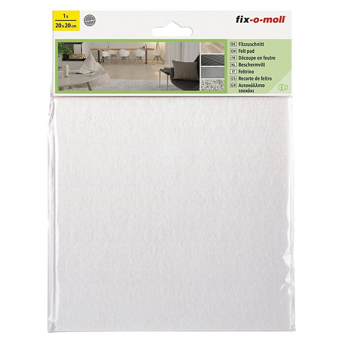 Fix-o-moll Podložna pločica od filca  (Š x V: 200 x 200 mm, Lijepljenje, 1 -dij.) | BAUHAUS