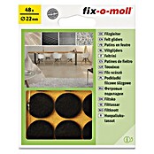 Fix-o-moll Podložna pločica od filca  (Promjer: 22 mm, Lijepljenje, 48 Kom., Smeđa) | BAUHAUS