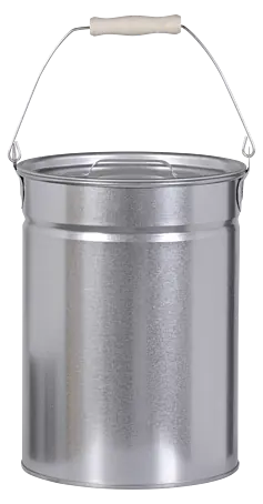 FIREFIX® Mehrzweckeimer, BxHxL: 36 x 35 x 36 cm, silberfarben
