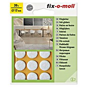 Fix-o-moll Podložna pločica od filca  (Promjer: 17 mm, Lijepljenje, 20 Kom., Bijela) | BAUHAUS
