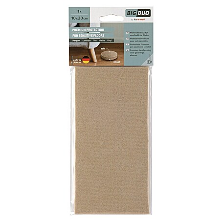 Fix-o-moll Filzgleiter (B x H: 100 x 200 mm, Kleben, 1 -tlg., Weiß)