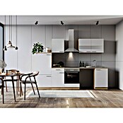 Respekta Küchenzeile Merle (Breite: 280 cm, Weiß, Mit Elektrogeräten, Mit Waschmaschinennische) | BAUHAUS