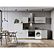 Respekta Küchenzeile Merle (Breite: 280 cm, Weiß, Mit Elektrogeräten, Mit Waschmaschinennische) | BAUHAUS