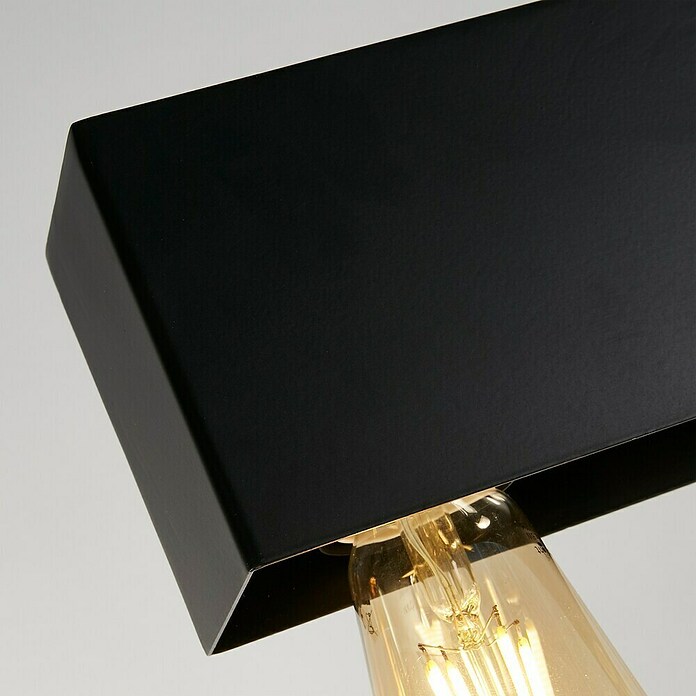Searchlight Hanglamp Piano (l x b x h: 118 x 7 x 11,5 cm, Zwart, E27) | BAUHAUS