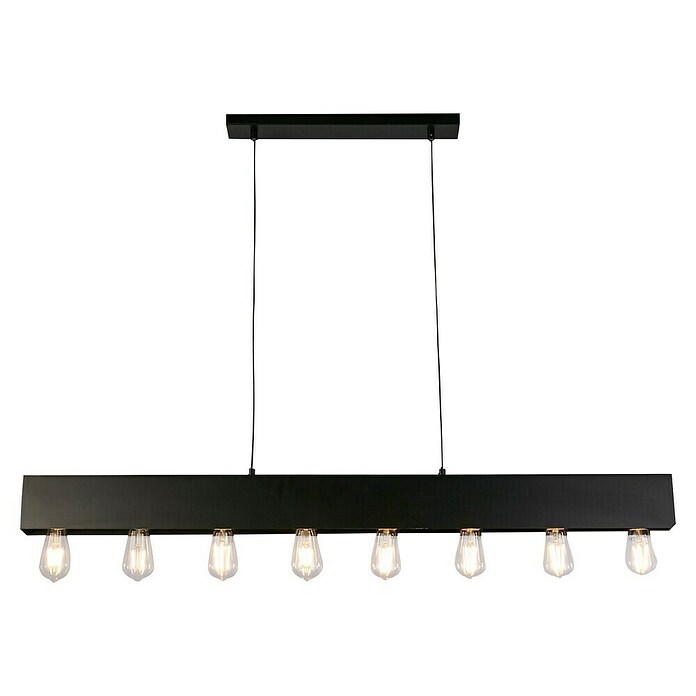 Searchlight Hanglamp Piano (l x b x h: 118 x 7 x 11,5 cm, Zwart, E27) | BAUHAUS