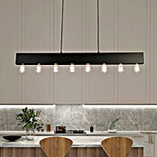 Searchlight Hanglamp Piano (l x b x h: 118 x 7 x 11,5 cm, Zwart, E27) | BAUHAUS