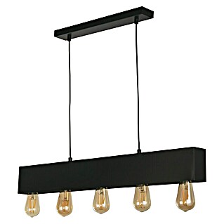Searchlight Hanglamp Piano (l x b x h: 80 x 7 x 11,5 cm, Zwart, E27)