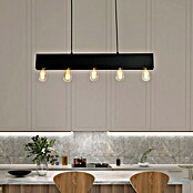 Searchlight Hanglamp Piano (l x b x h: 80 x 7 x 11,5 cm, Zwart, E27) | BAUHAUS