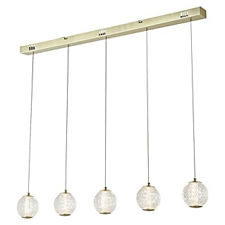 Searchlight Hanglamp Allure (l x b x h: 100 x 10 x 12 cm, Messing, G9)