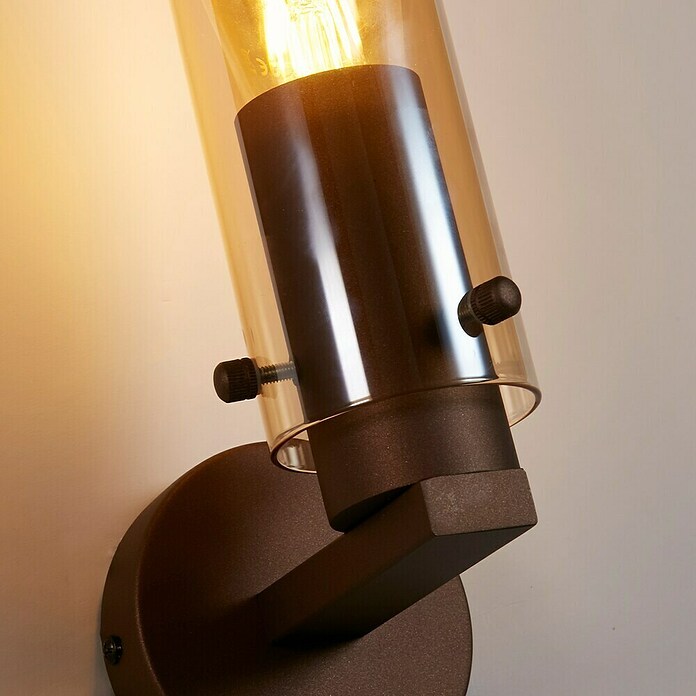 Searchlight Wandlamp Sweden (Mokka, Amber, E27) | BAUHAUS