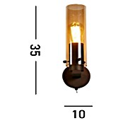 Searchlight Wandlamp Sweden (Mokka, Amber, E27) | BAUHAUS