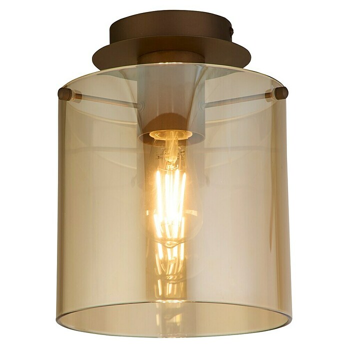 Searchlight Plafondlamp Sweden (Mokka, Amber, E27) | BAUHAUS