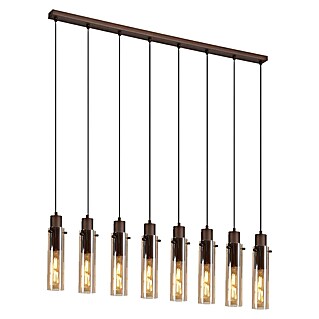 Searchlight Hanglamp Sweden (l x b x h: 110 x 7 x 32 cm, Kleur glas: Amber, E27)