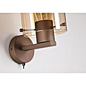 Searchlight Wandlamp Sweden (Mokka en Amber, Amber, E27) | BAUHAUS