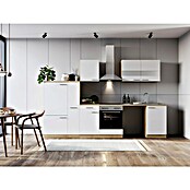 Respekta Küchenzeile Merle (Breite: 310 cm, Weiß, Mit Elektrogeräten, Mit Waschmaschinennische) | BAUHAUS